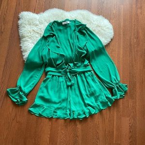 VICI Green Ruffle Romper